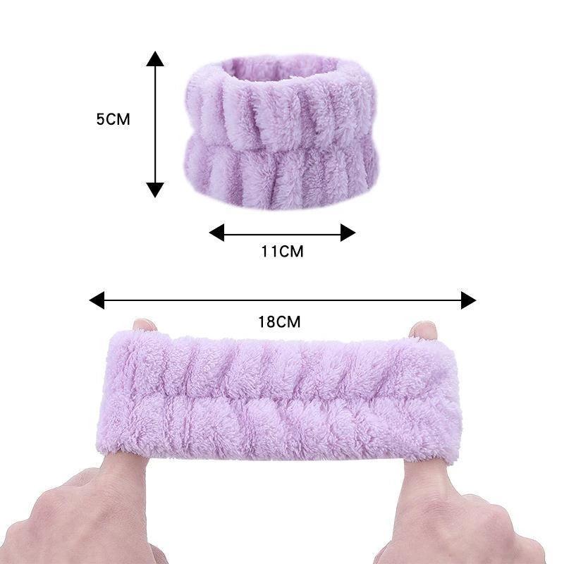 Absorbent Wristbands for Face Washing (2-Pack) by HitMyNeed