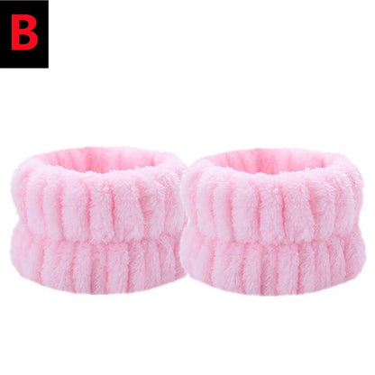 Absorbent Wristbands for Face Washing (2-Pack) b by HitMyNeed