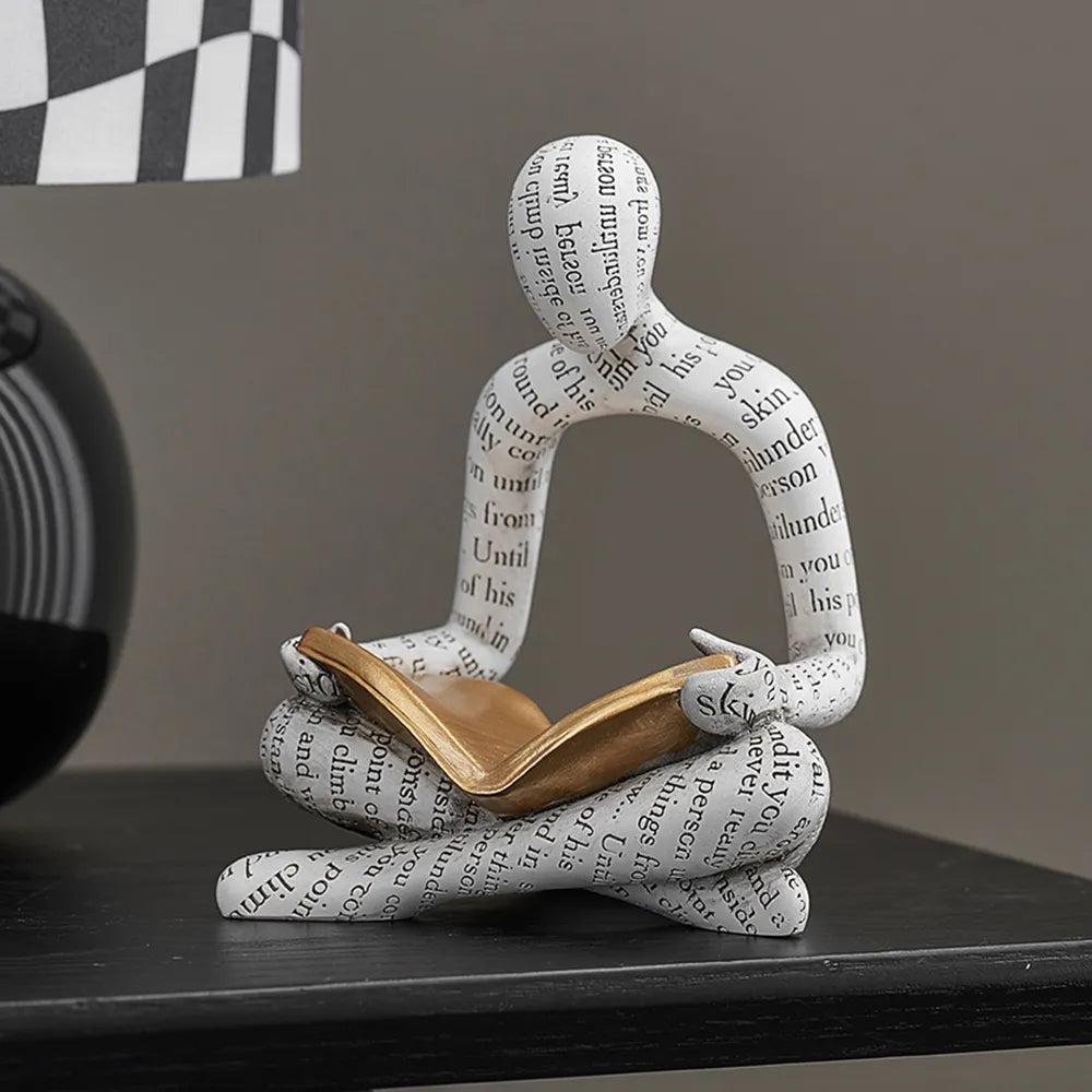 Abstract Nordic Figure Statue for Modern Interiors by HitMyNeed
