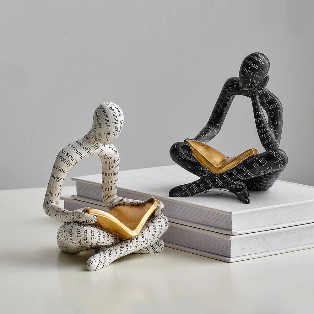 Abstract Nordic Figure Statue for Modern Interiors by HitMyNeed