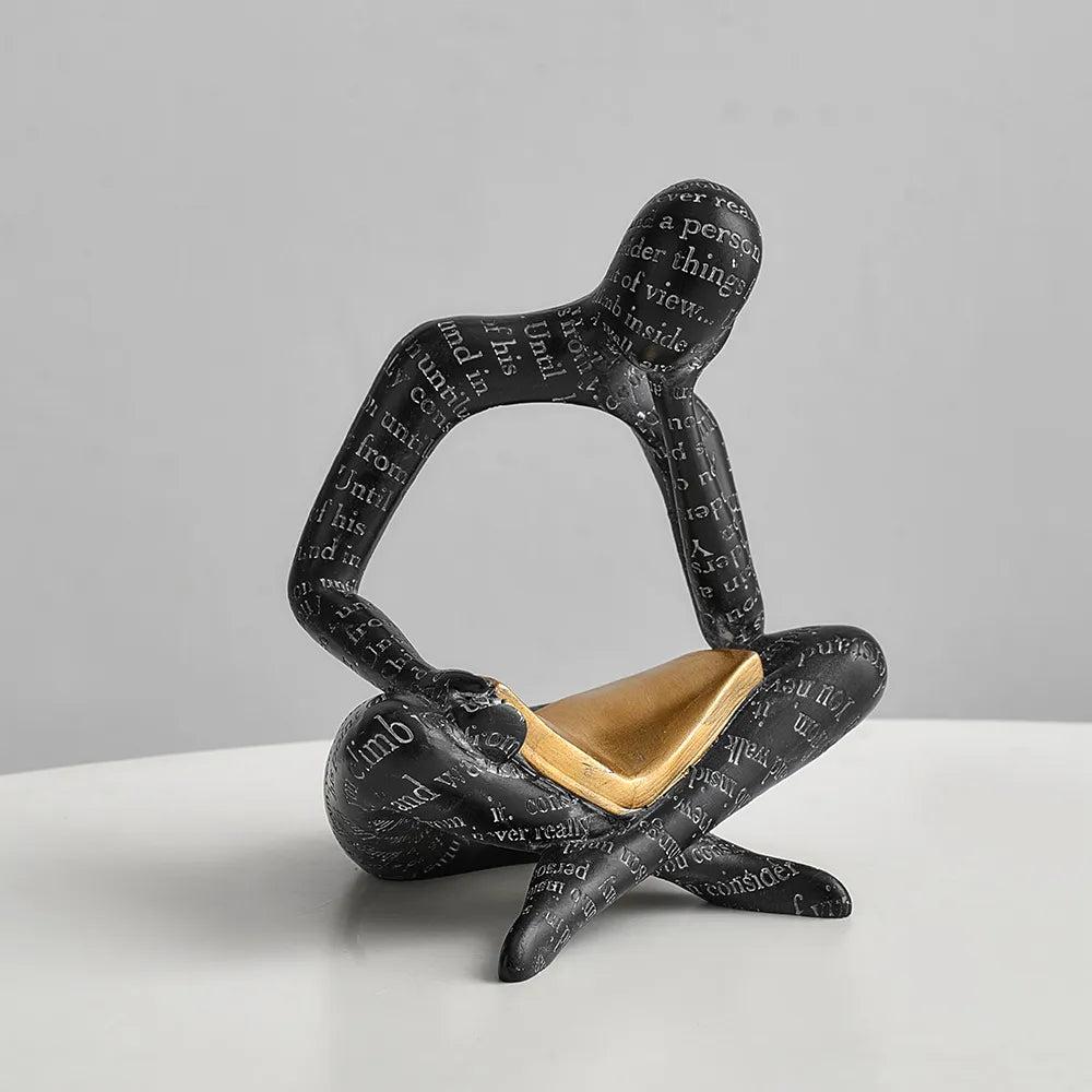 Abstract Nordic Figure Statue for Modern Interiors by HitMyNeed