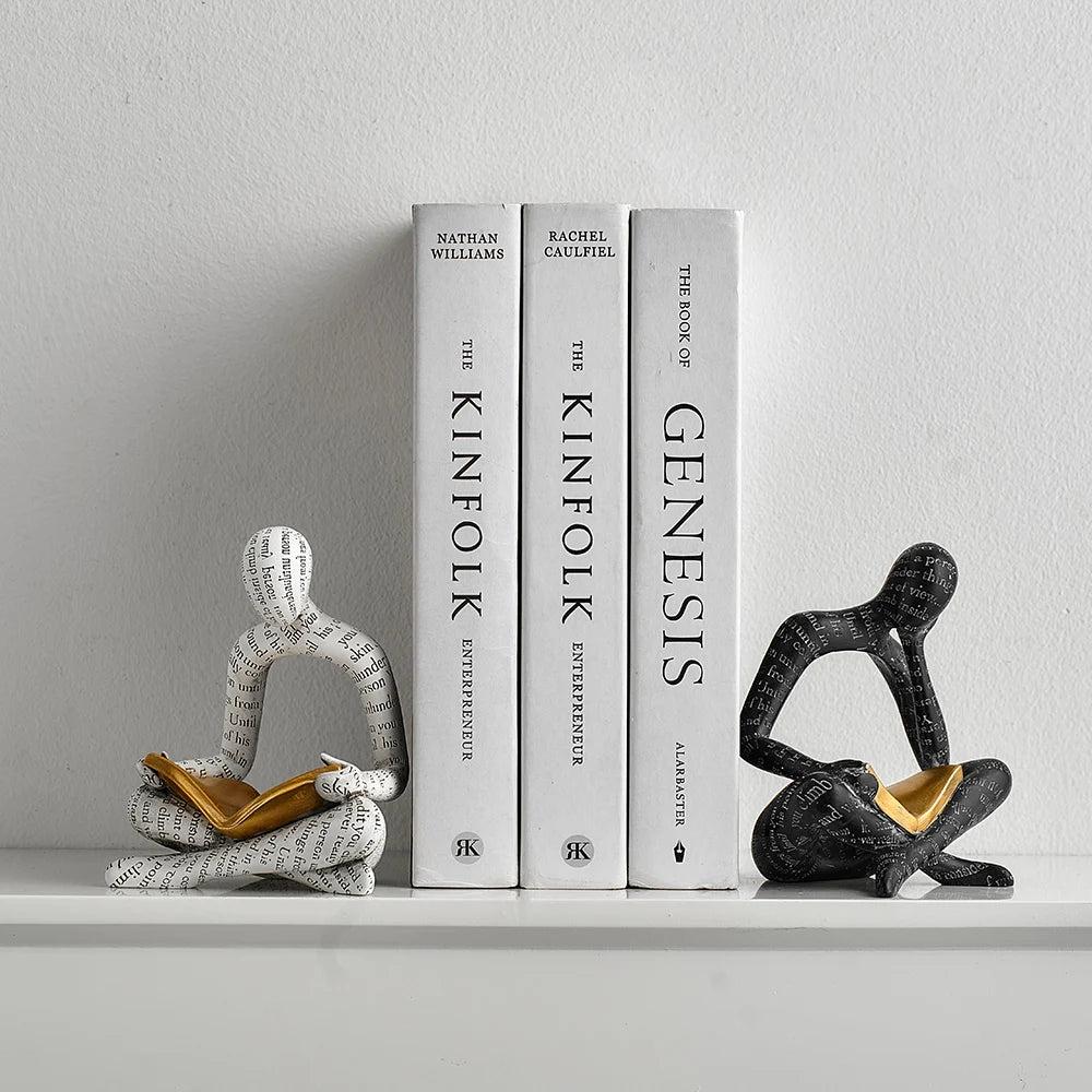 Abstract Nordic Figure Statue for Modern Interiors by HitMyNeed