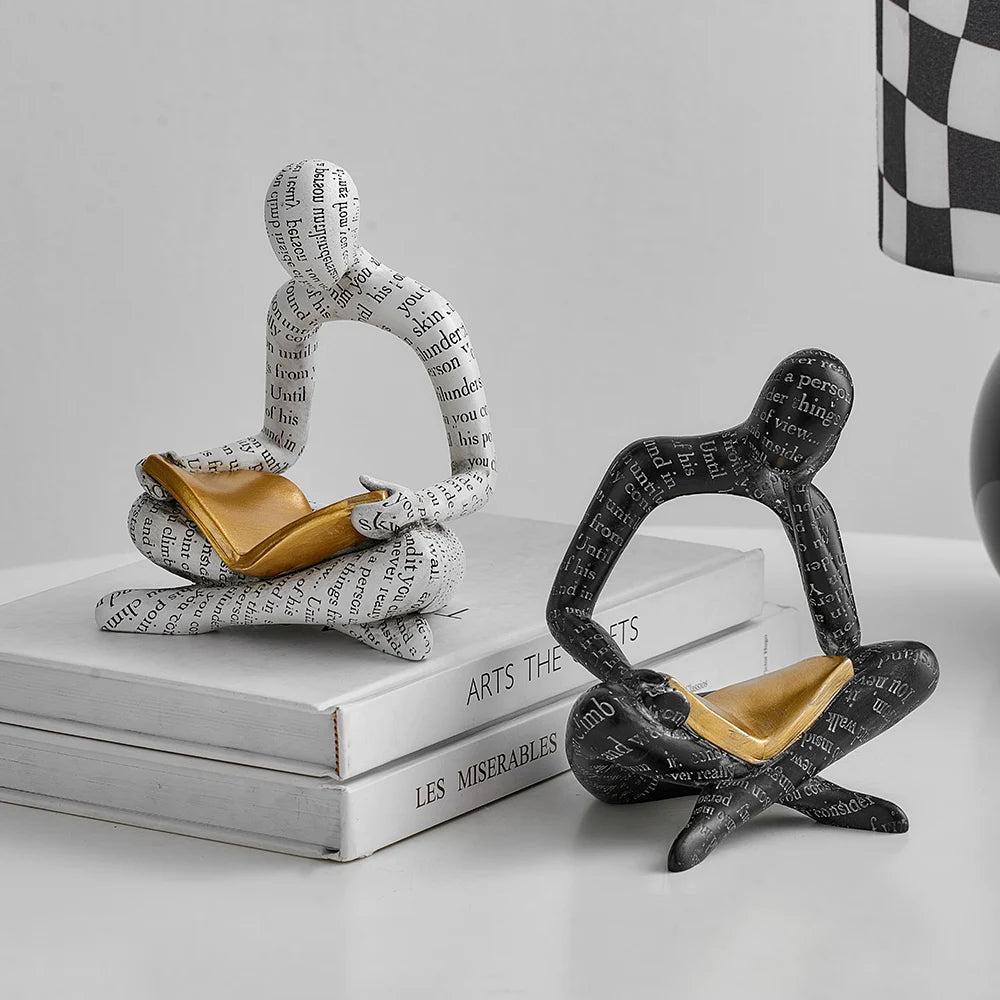 Abstract Nordic Figure Statue for Modern Interiors by HitMyNeed