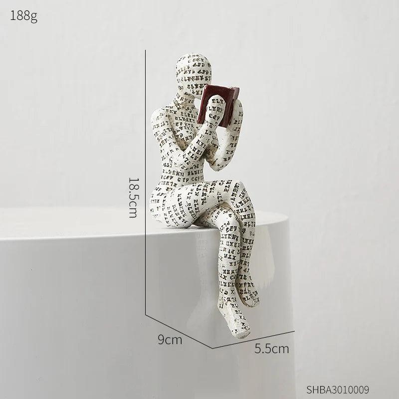 Abstract Nordic Figure Statue for Modern Interiors attention by HitMyNeed