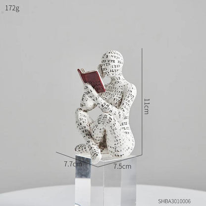 Abstract Nordic Figure Statue for Modern Interiors focus by HitMyNeed