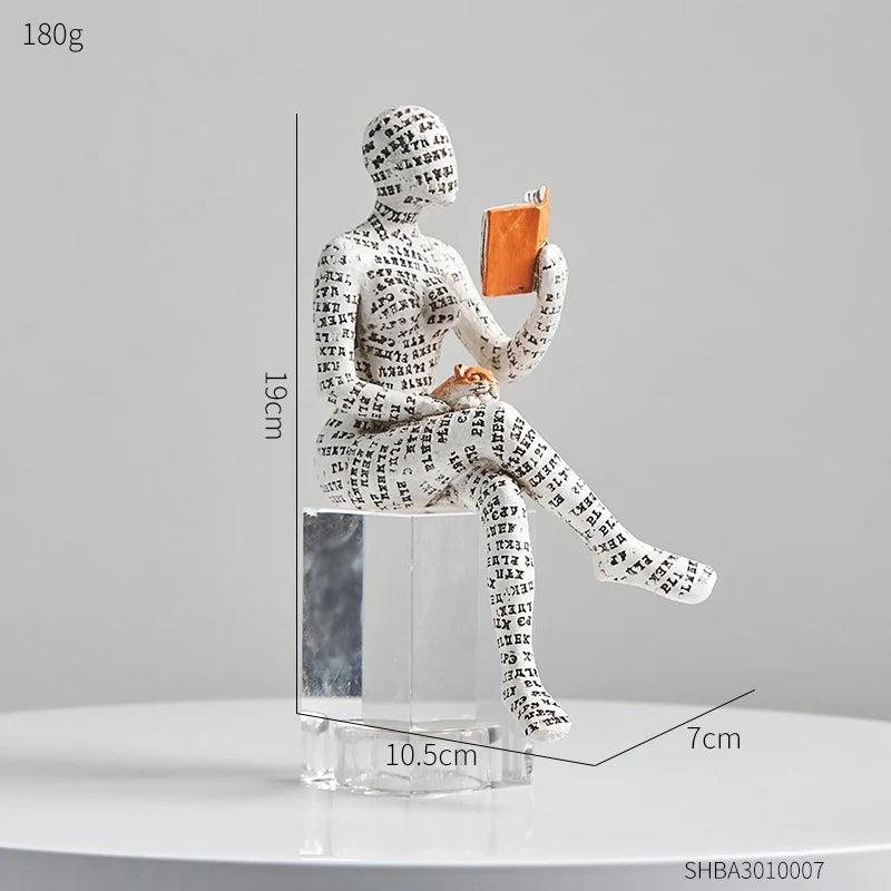 Abstract Nordic Figure Statue for Modern Interiors leisure by HitMyNeed