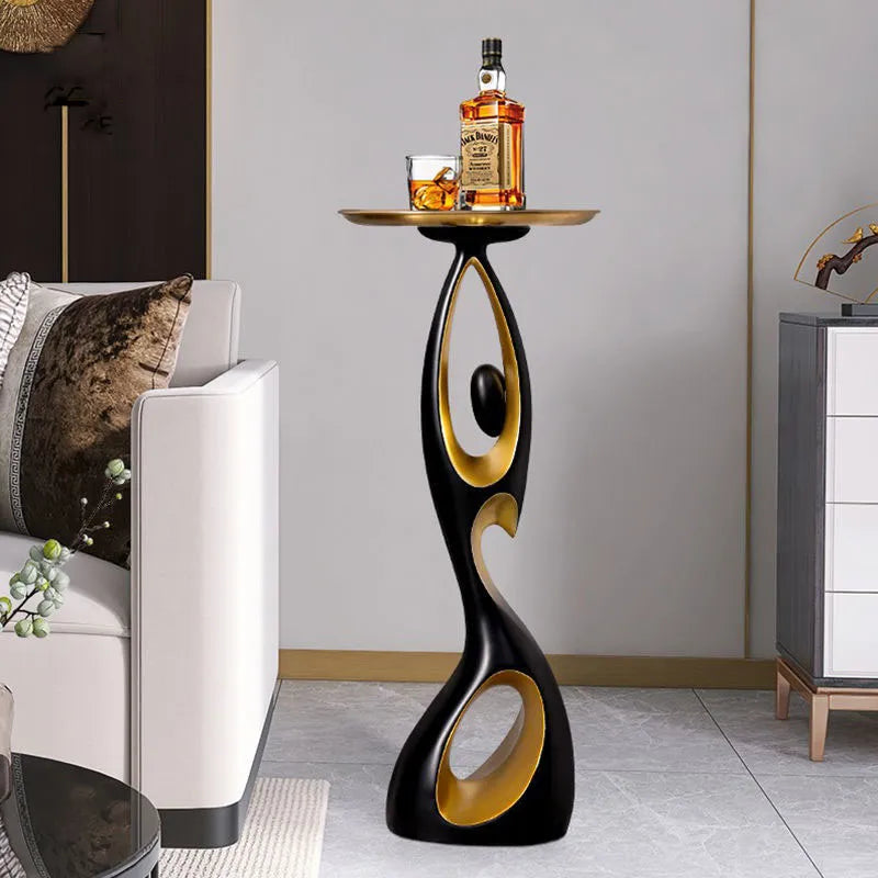 Abstract Sofa Side Table for Modern Living Rooms by HitMyNeed