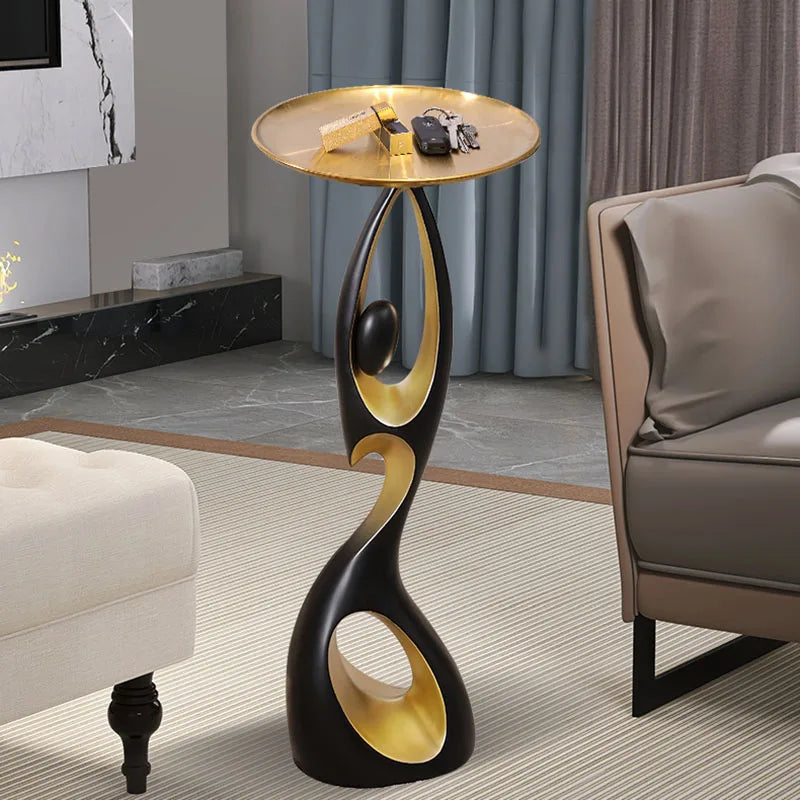 Abstract Sofa Side Table for Modern Living Rooms by HitMyNeed