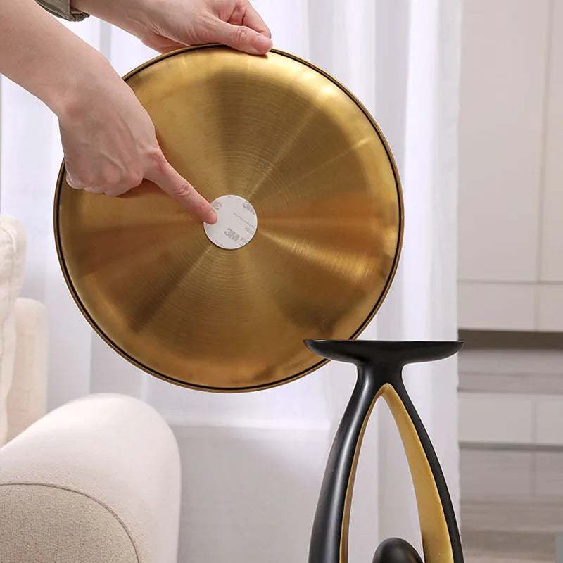 Abstract Sofa Side Table for Modern Living Rooms by HitMyNeed