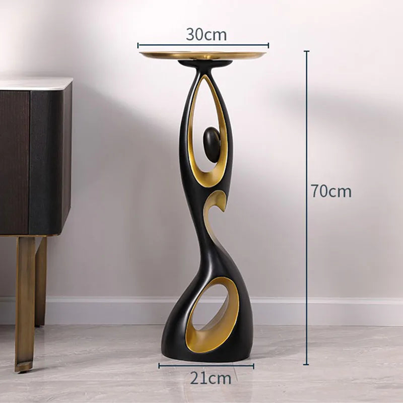 Abstract Sofa Side Table for Modern Living Rooms by HitMyNeed