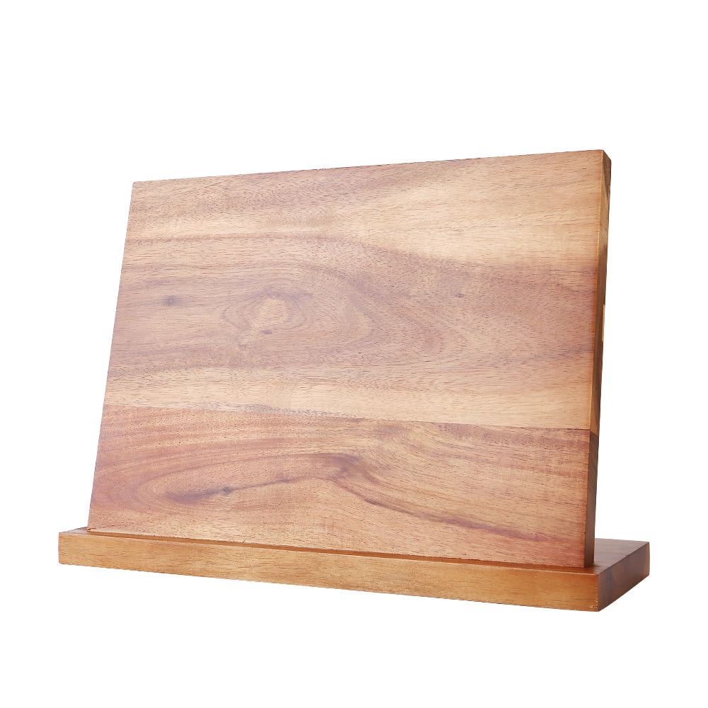 Acacia Magnetic Wood Knife Block Holder by HitMyNeed