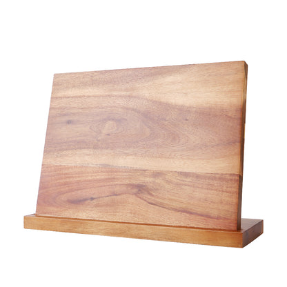 Acacia Magnetic Wood Knife Block Holder by HitMyNeed