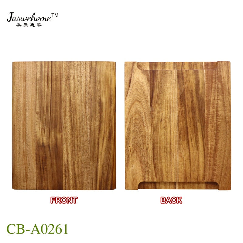 Acacia Wood Serving Board and Food Tray 30 x 25cm by HitMyNeed