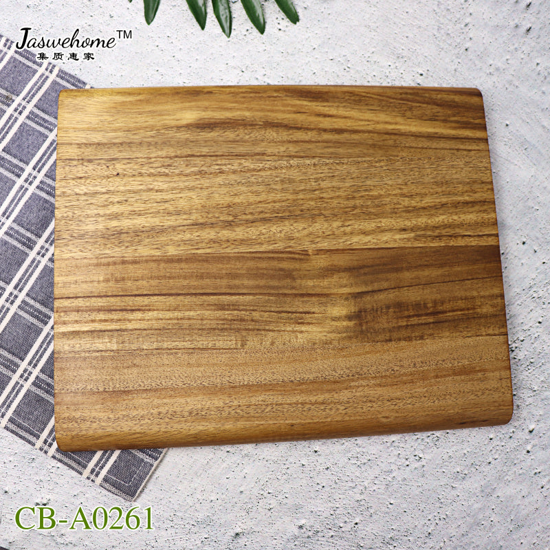 Acacia Wood Serving Board and Food Tray 30 x 25cm by HitMyNeed