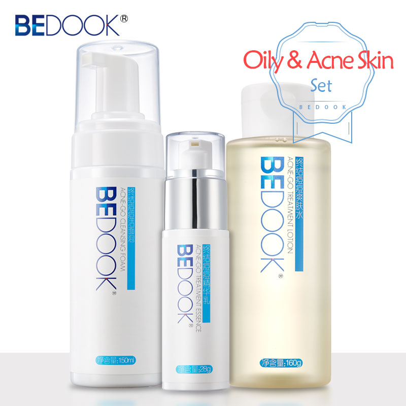 Acne Skin Care Set for Sensitive, Acne-Prone Skin by HitMyNeed