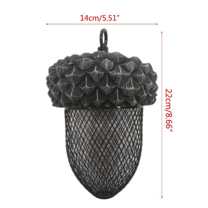 Acorn Mesh Bird Feeder Stainless Steel Dispenser by HitMyNeed