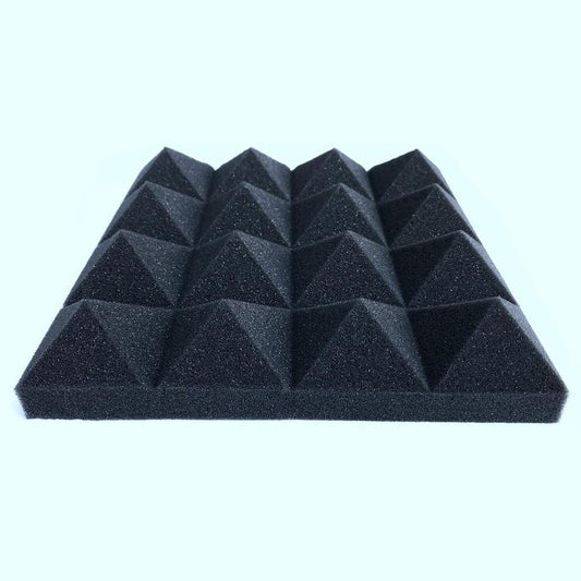 Acoustic Foam Panels Soundproofing Set (12 Pcs) by HitMyNeed