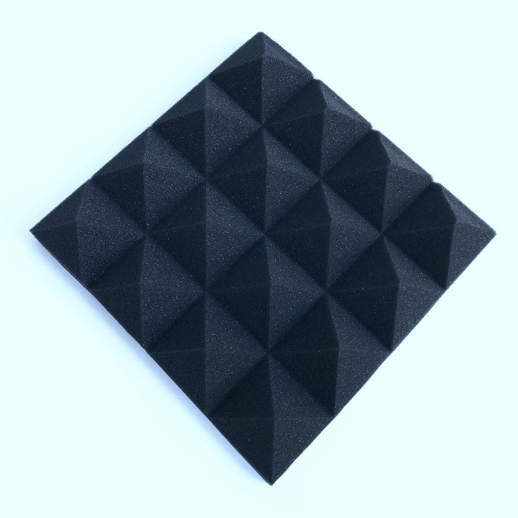 Acoustic Foam Panels Soundproofing Set (12 Pcs) by HitMyNeed