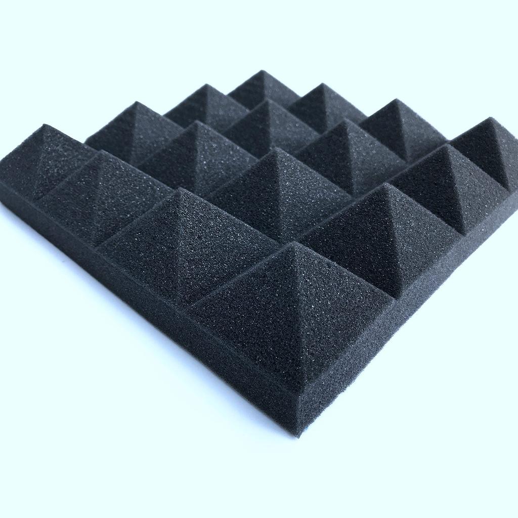Acoustic Foam Panels Soundproofing Set (12 Pcs) by HitMyNeed