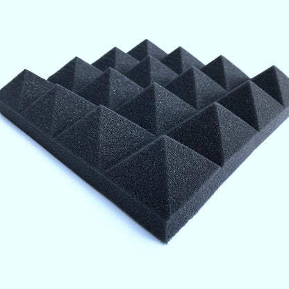 Acoustic Foam Panels Soundproofing Set (12 Pcs) by HitMyNeed