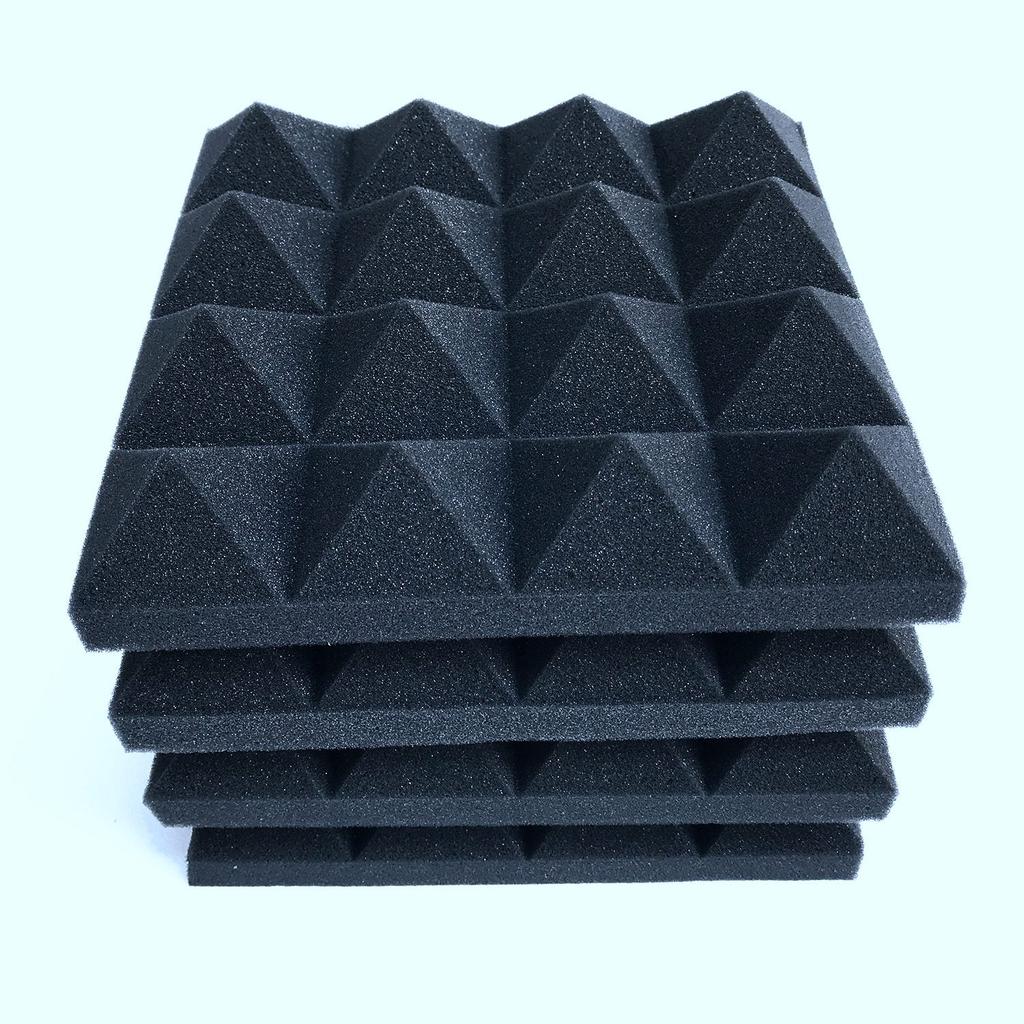 Acoustic Foam Panels Soundproofing Set (12 Pcs) by HitMyNeed