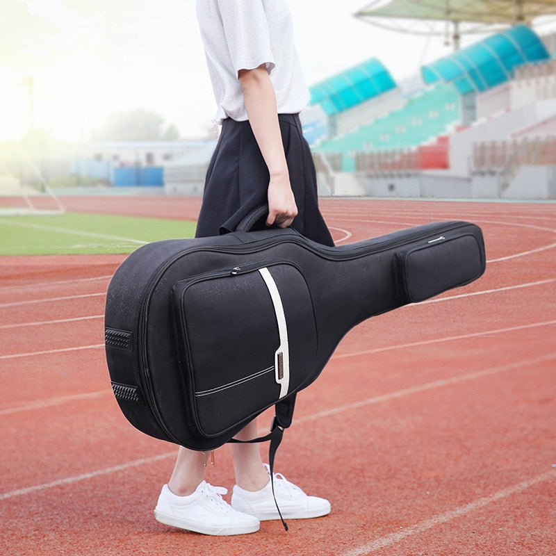 Acoustic Guitar Gig Bag with Double Shoulder Straps by HitMyNeed