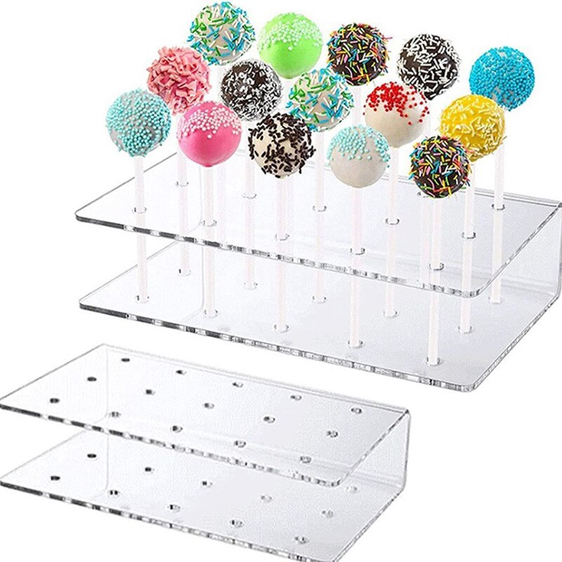 Acrylic 15-Hole Lollipop and Cake Pop Stand by HitMyNeed