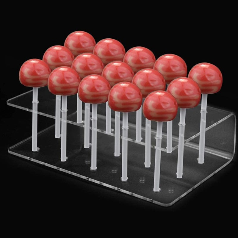 Acrylic 15-Hole Lollipop and Cake Pop Stand by HitMyNeed