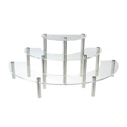 Acrylic 3-Tier Crescent Cupcake Stand Rack by HitMyNeed