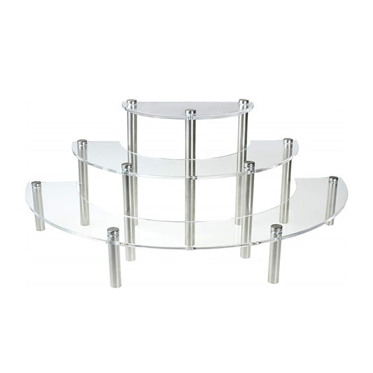 Acrylic 3-Tier Crescent Cupcake Stand Rack by HitMyNeed