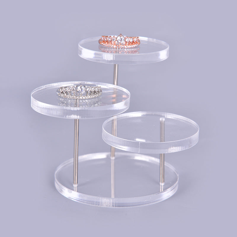 Acrylic 3 Tier Jewelry Stand Organizer by HitMyNeed