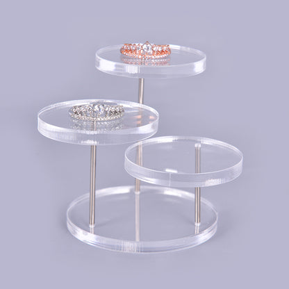 Acrylic 3 Tier Jewelry Stand Organizer by HitMyNeed