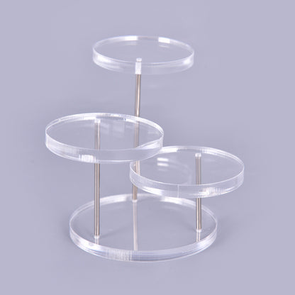Acrylic 3 Tier Jewelry Stand Organizer tp by HitMyNeed