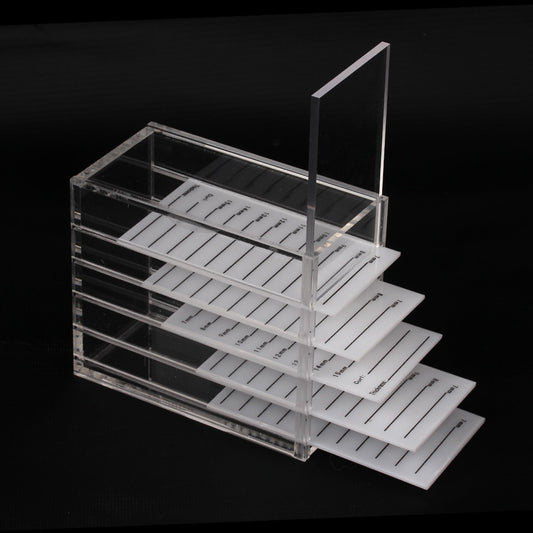 Acrylic 5 Layer Lash Tray Organizer by HitMyNeed