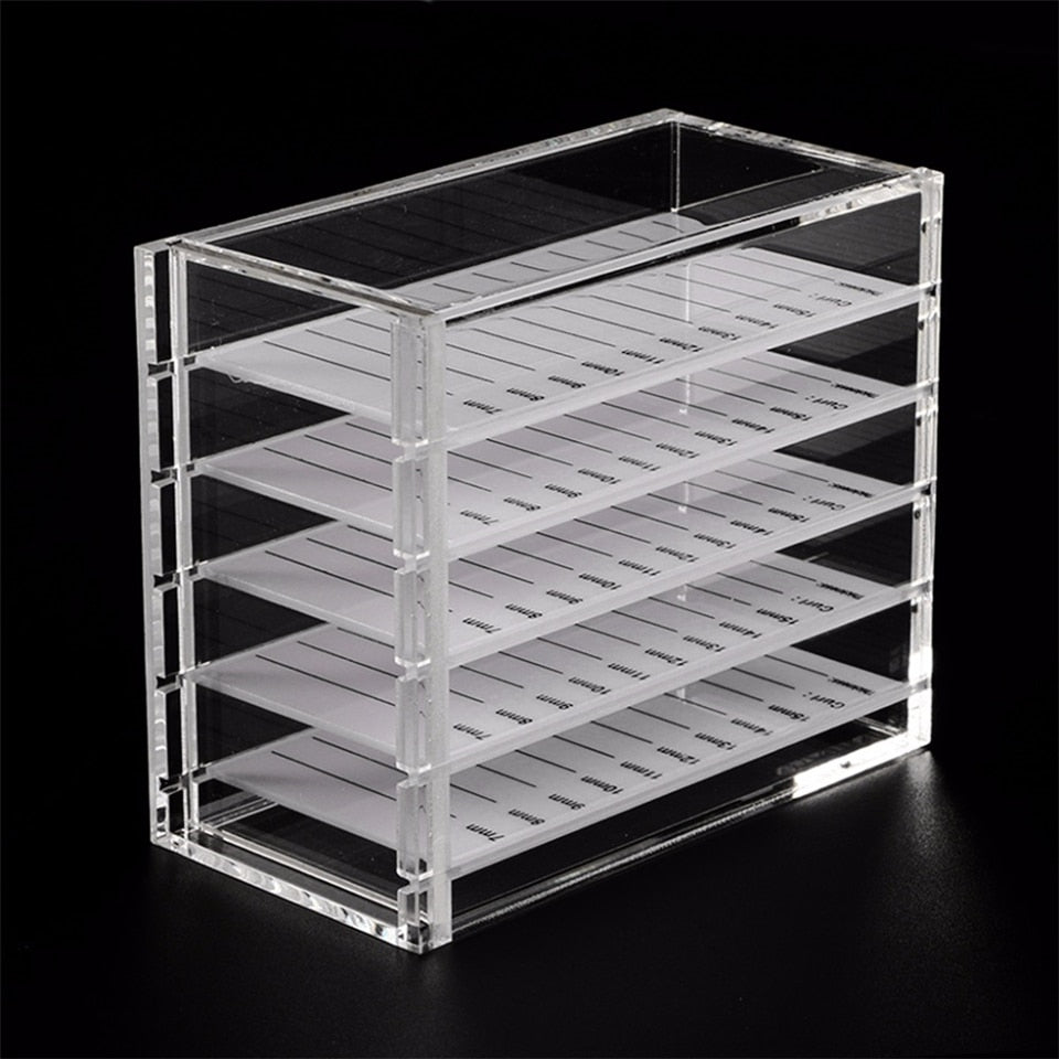 Acrylic 5 Layer Lash Tray Organizer by HitMyNeed