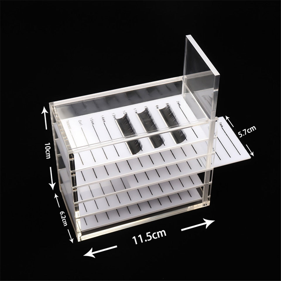 Acrylic 5 Layer Lash Tray Organizer by HitMyNeed