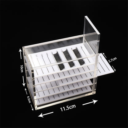 Acrylic 5 Layer Lash Tray Organizer by HitMyNeed
