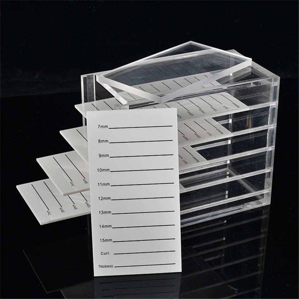 Acrylic 5 Layer Lash Tray Organizer by HitMyNeed