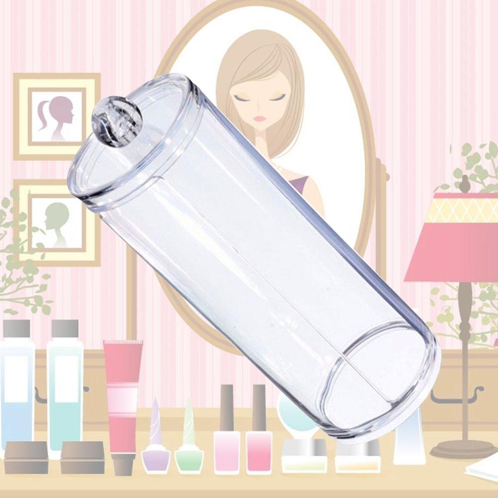 Acrylic Cotton Pad Dispenser Organizer by HitMyNeed