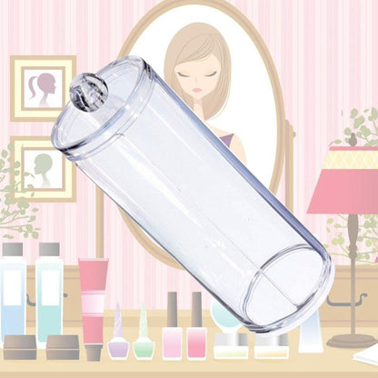 Acrylic Cotton Pad Dispenser Organizer by HitMyNeed