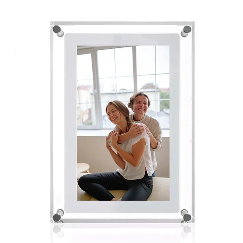 Acrylic Digital Photo Frame 5 & 7 Inch IPS Display by HitMyNeed