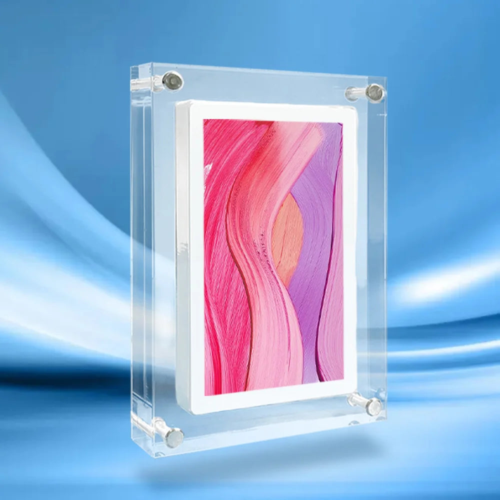 Acrylic Digital Photo Frame 5 & 7 Inch IPS Display by HitMyNeed