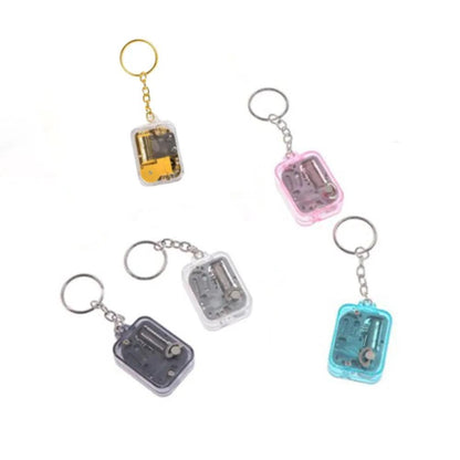 Acrylic DIY Crank Music Box Keychain Toy by HitMyNeed