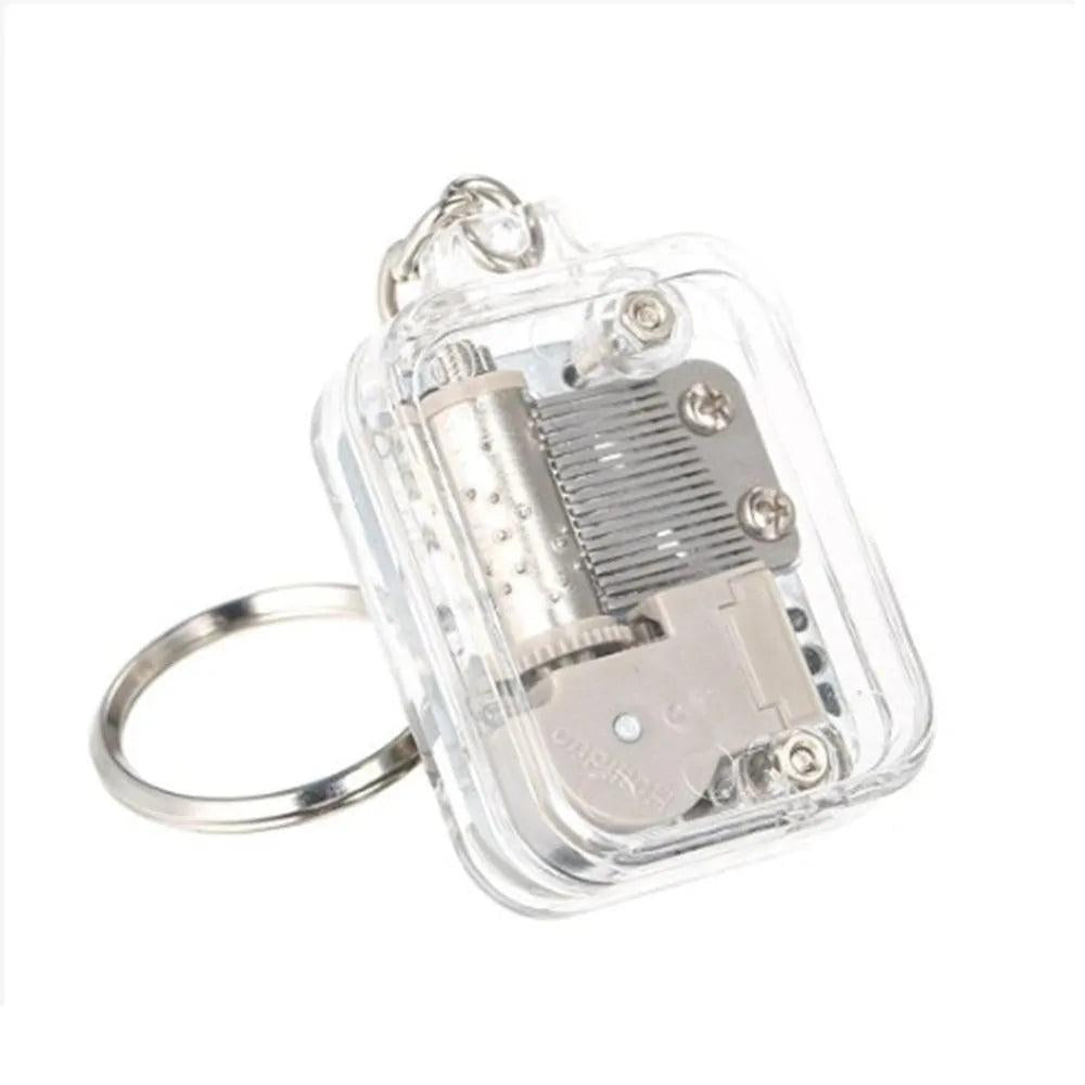 Acrylic DIY Crank Music Box Keychain Toy by HitMyNeed