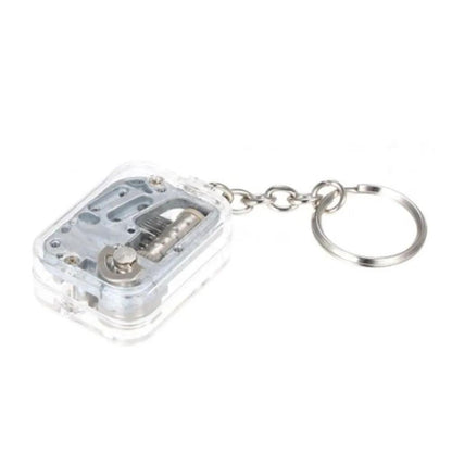 Acrylic DIY Crank Music Box Keychain Toy by HitMyNeed