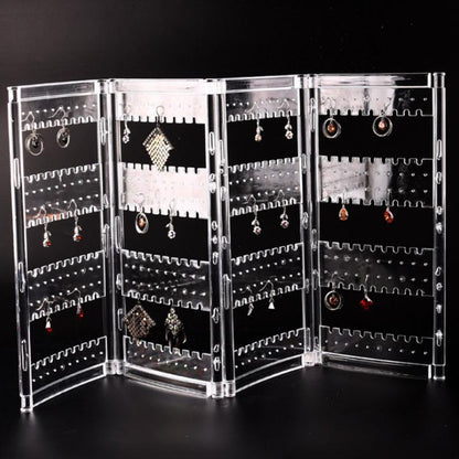 Acrylic Earring Stand Foldable Jewelry Organizer by HitMyNeed