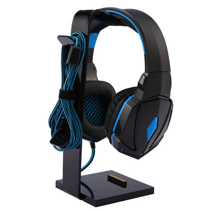 Acrylic Gaming Headphone Stand with Phone Holder by HitMyNeed