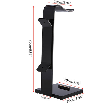 Acrylic Gaming Headphone Stand with Phone Holder by HitMyNeed