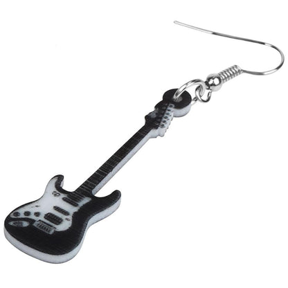 Acrylic Guitar Dangle Earrings for Girls & Women by HitMyNeed