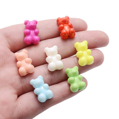 Acrylic Gummy Bear Beads 18x11mm (30 Pack) by HitMyNeed
